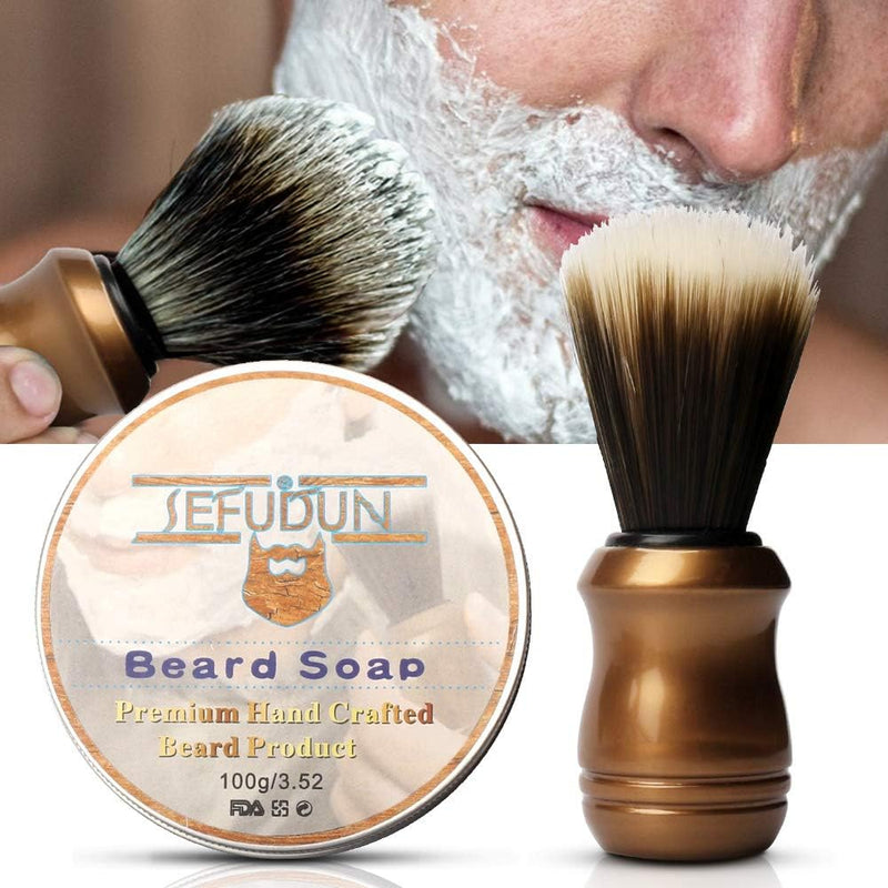 SEFUDUN 5-in-1 Beard Grooming Kit for Men, Moustache Treatment Set