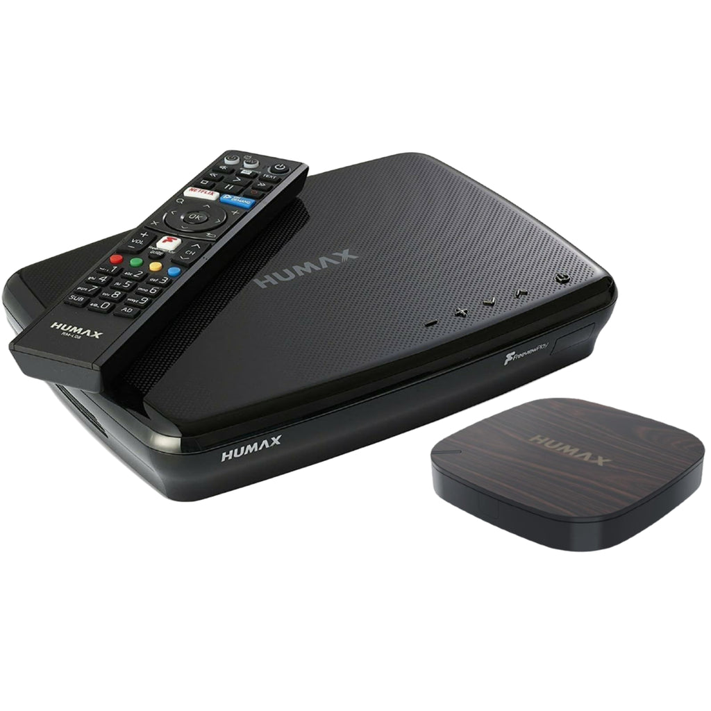Humax FVP-5000T 500GB Freeview Play HD TV Recorder + Multi Room Box (Watch TV in Multiple Rooms) (Renewed)
