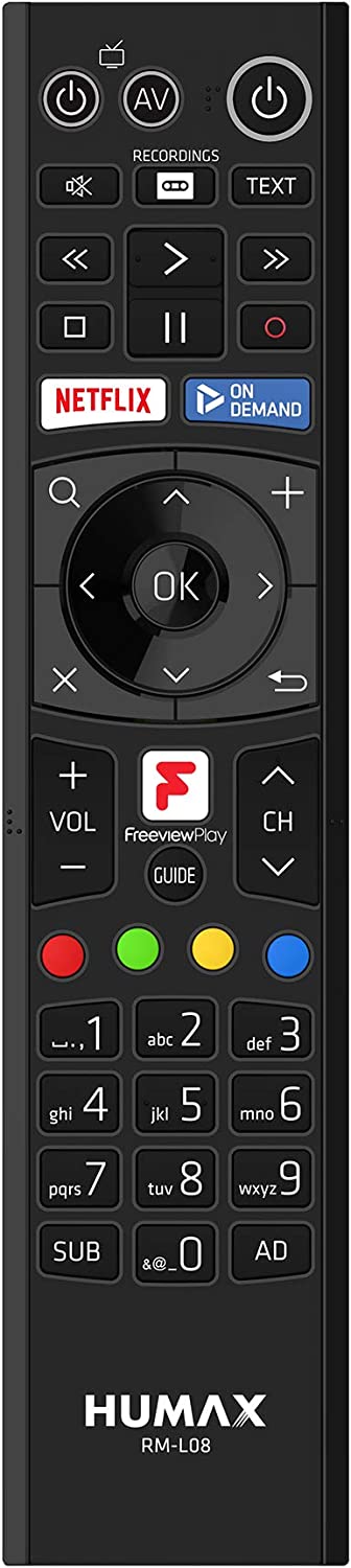 Humax FVP-4000T 1TB Freeview Play HD TV Recorder (Renewed) - Mocha