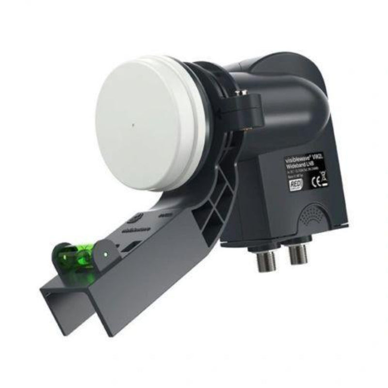 Twin Output Wideband LNB With Clamp